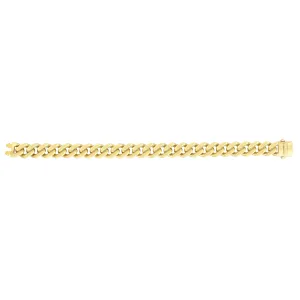 14K Gold 11.5mm Lite Miami Cuban