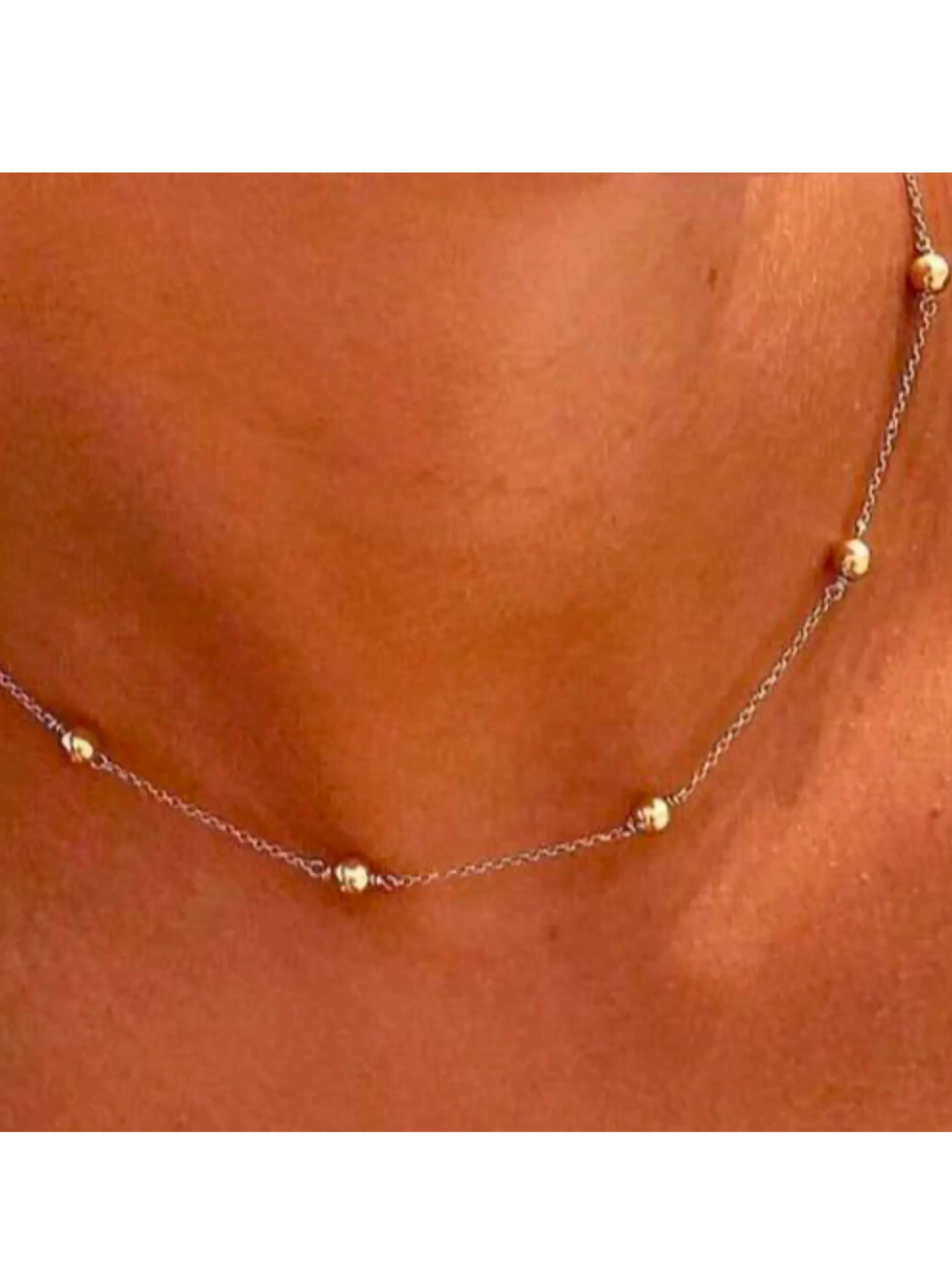 15" Choker Simplicity Chain Gold Classic 4MM [N15SIG4]