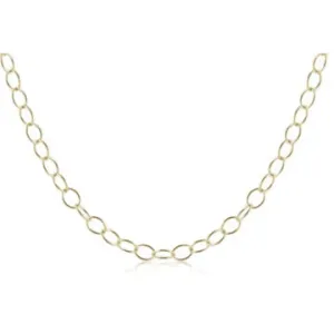 17" Chocker Enchant Chain Gold [N17ENCG]