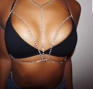 Bella Crystal Chain Bralette