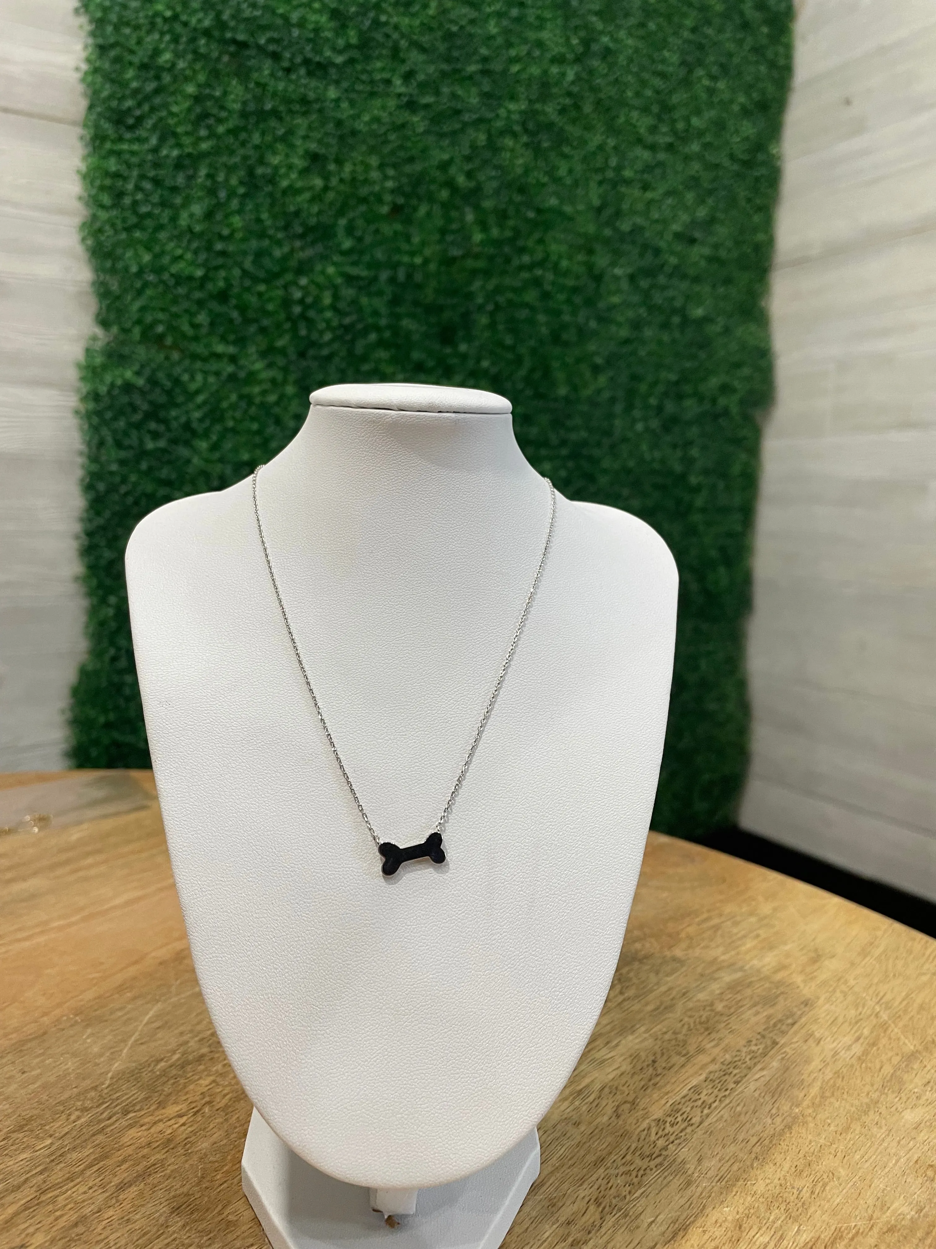 Bone Charm Necklace