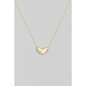 Bubble Heart Pendant Necklace