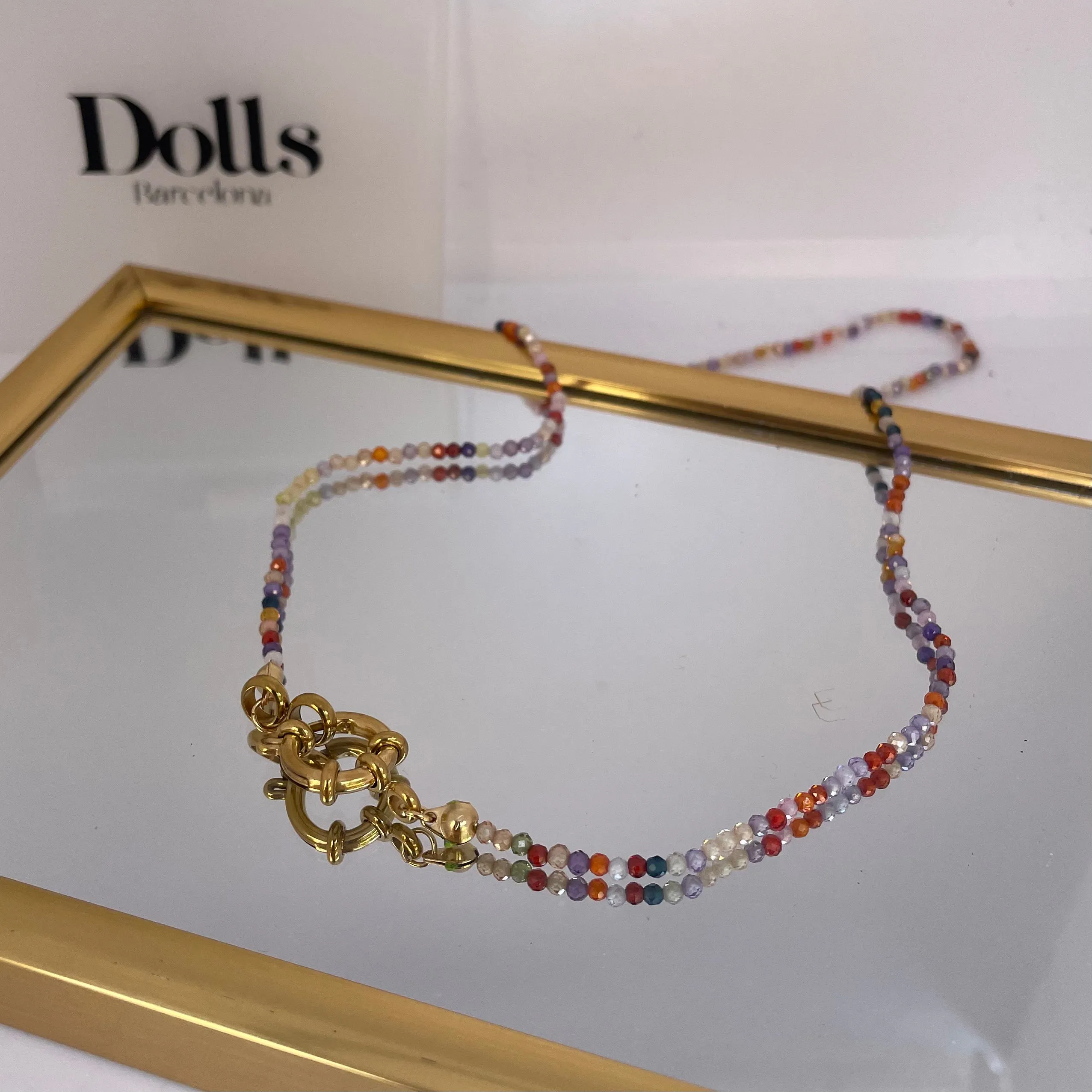 Colorful Sparkling Beads: Enhanced with Vibrant Hues and Glitter