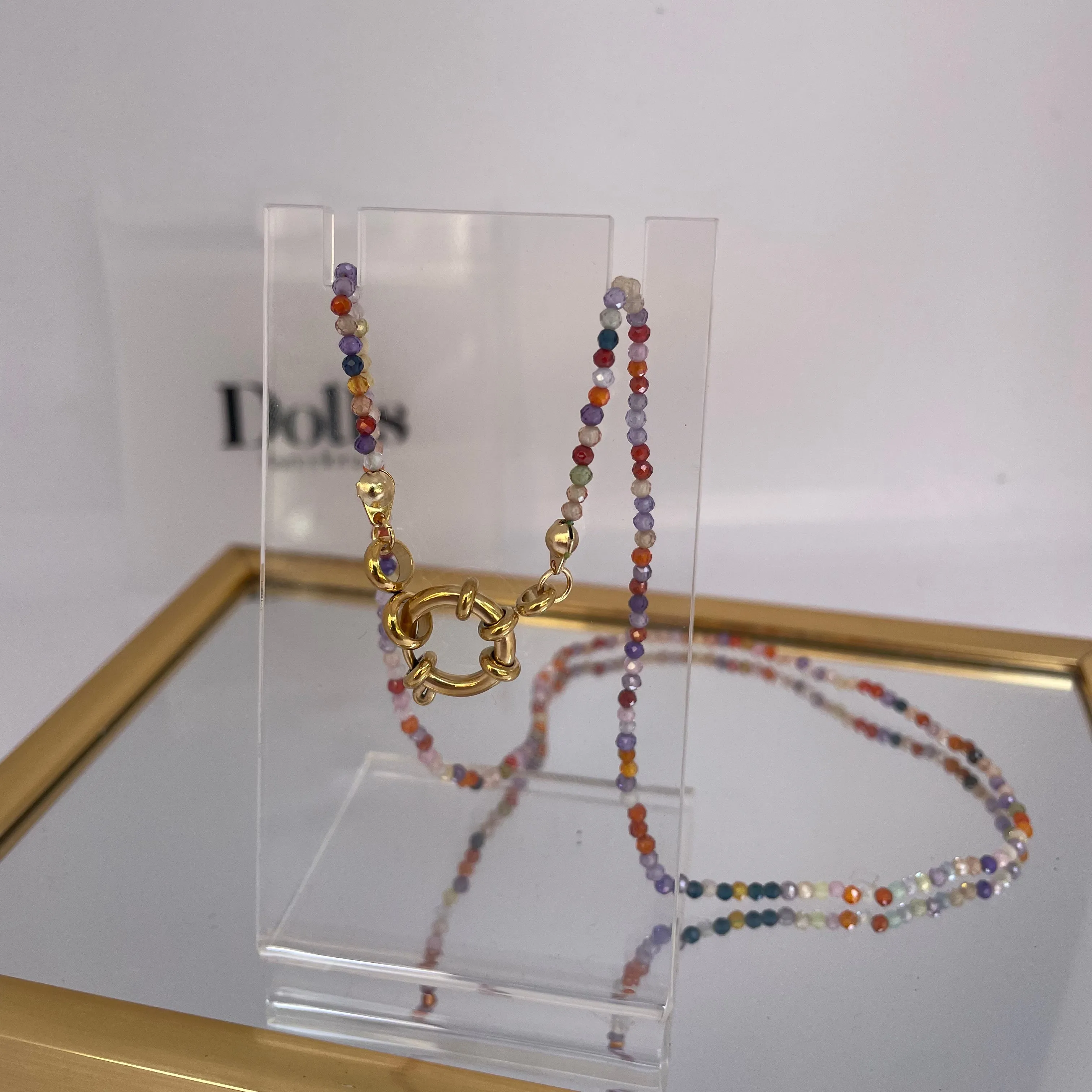 Colorful Sparkling Beads: Enhanced with Vibrant Hues and Glitter