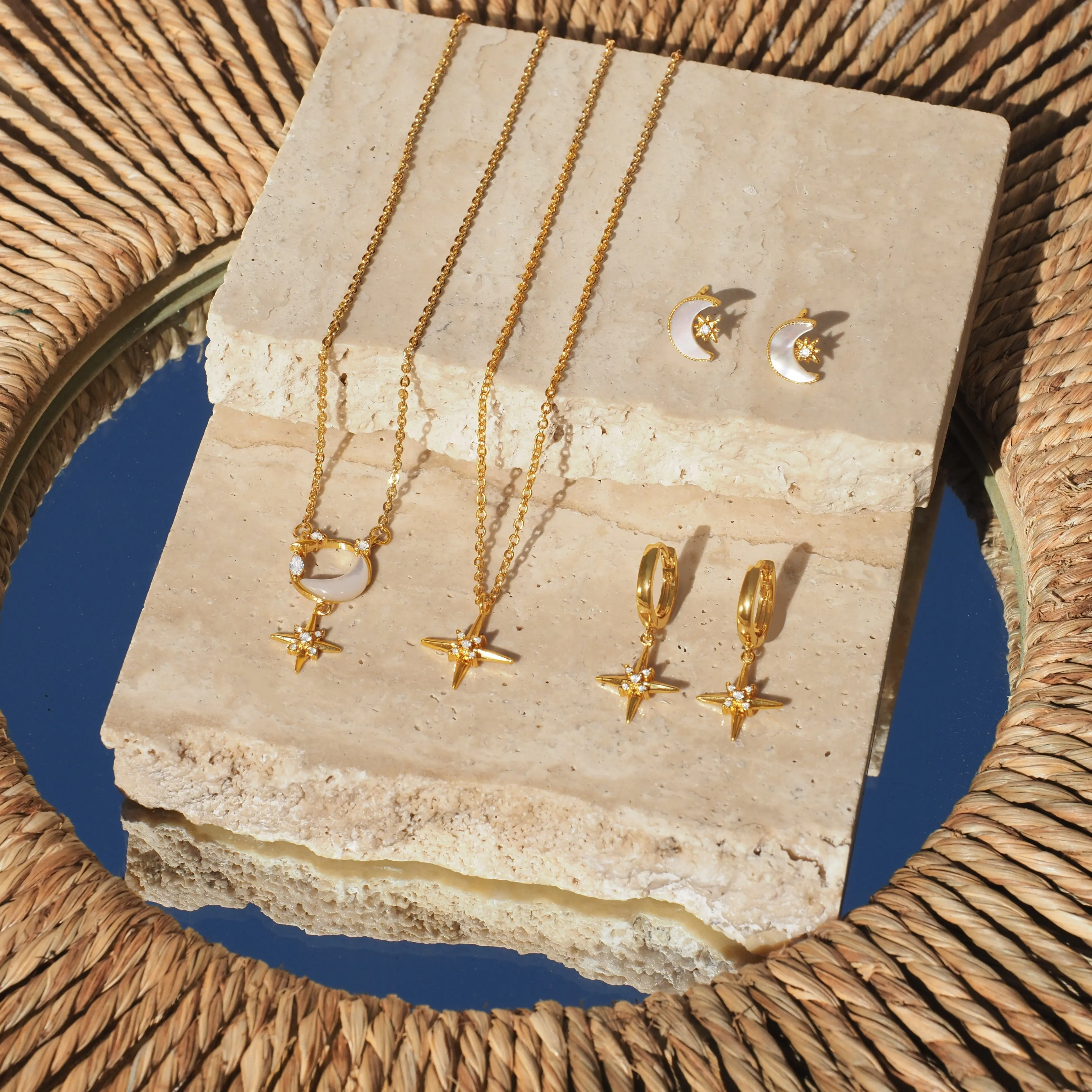 Crystal Vega Stars Necklace