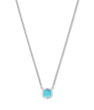 Davie Sterling Silver Pendant Necklace in Turquoise by KENDRA SCOTT