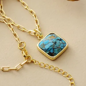 Fashion Turquoise Pendant Necklace