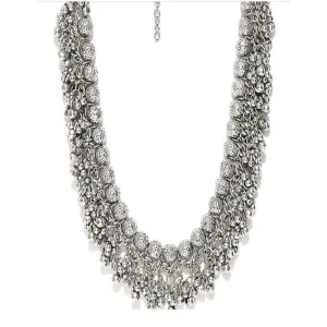 German Silver Ghungroo Beads Designer Choker Necklace