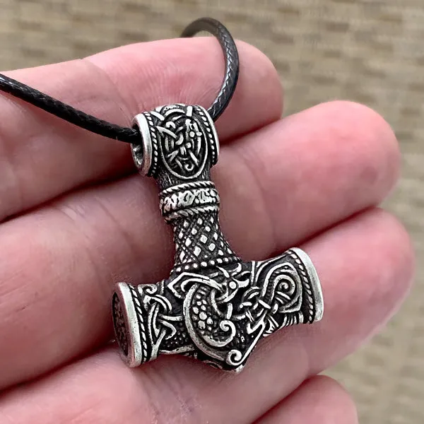 Gullinkambi Mjolnir - Bronze or Sterling Silver