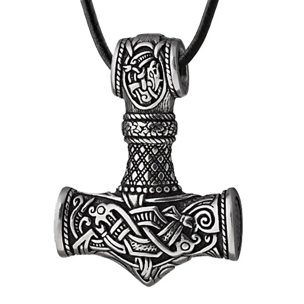Gullinkambi Mjolnir - Bronze or Sterling Silver