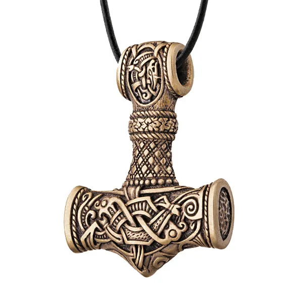 Gullinkambi Mjolnir - Bronze or Sterling Silver