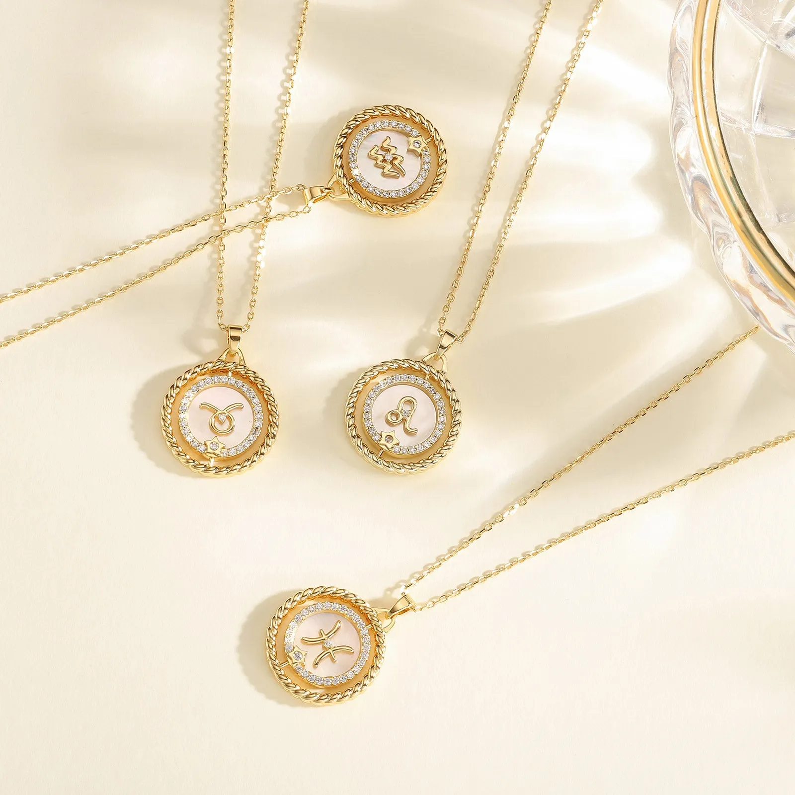 Leo Galaxy Constellation Pendant Necklace