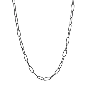 Paperclip Light Small Silver Necklace