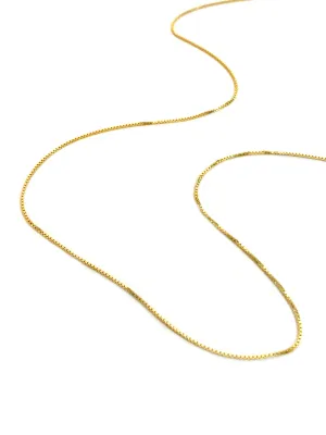 Vermeil Box Chain