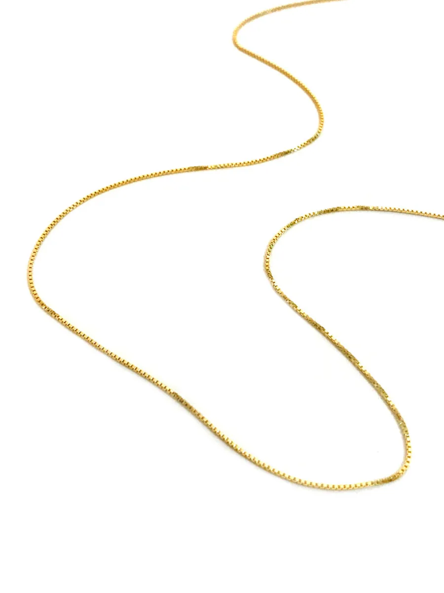 Vermeil Box Chain