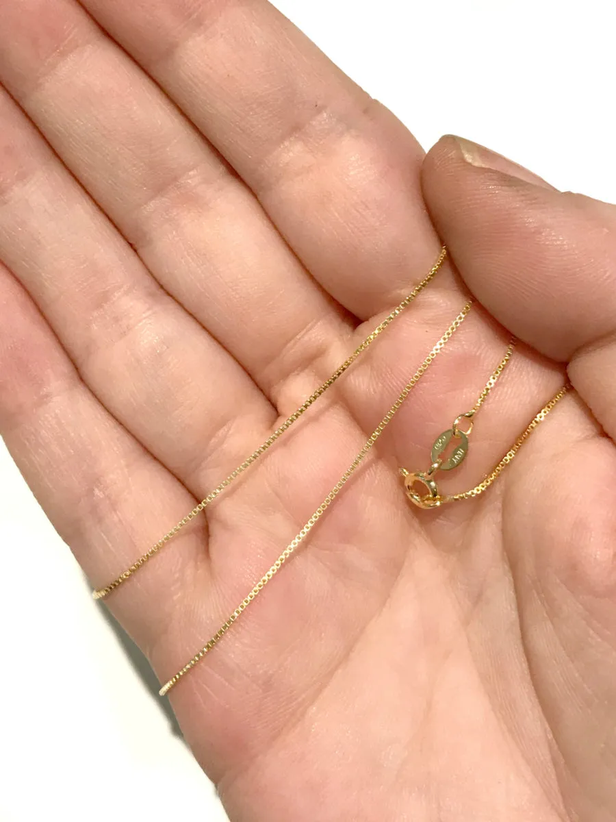 Vermeil Box Chain