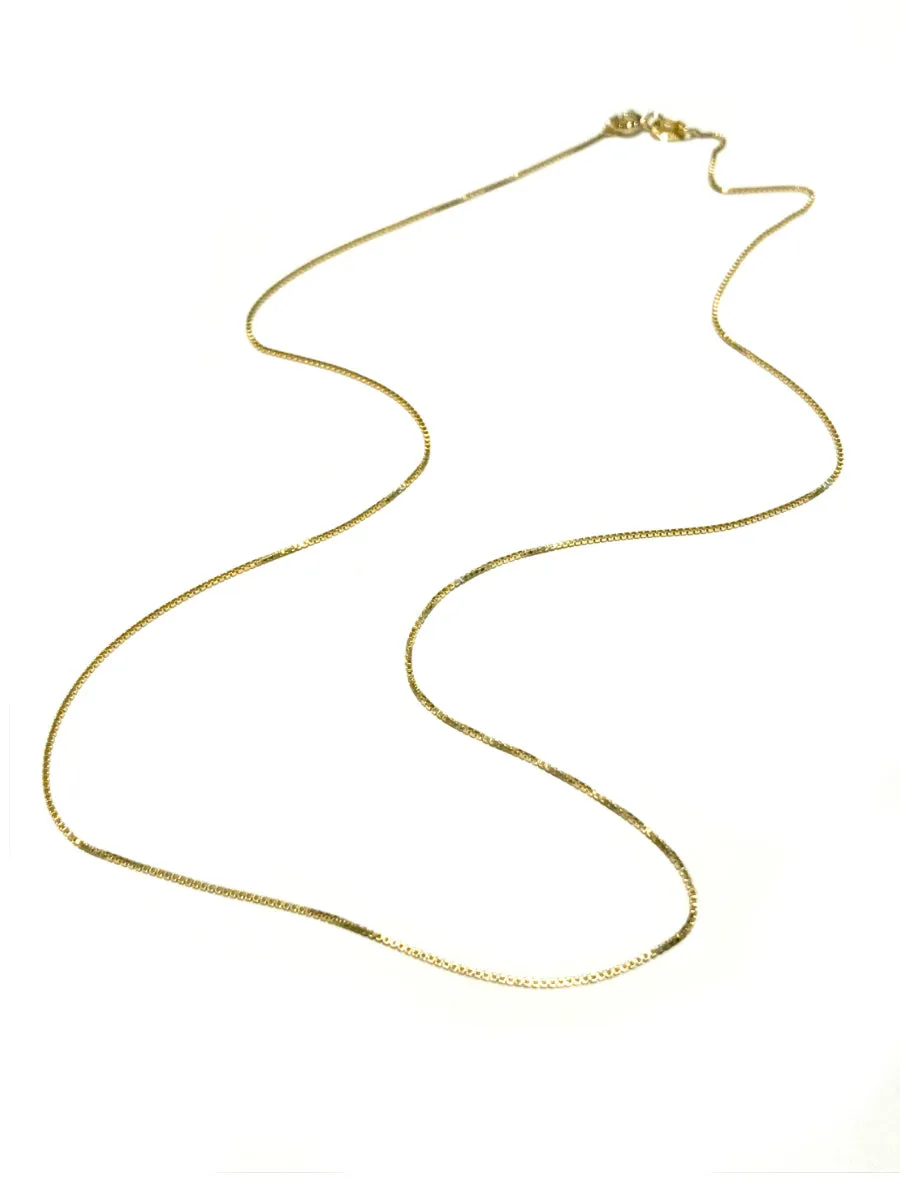 Vermeil Box Chain