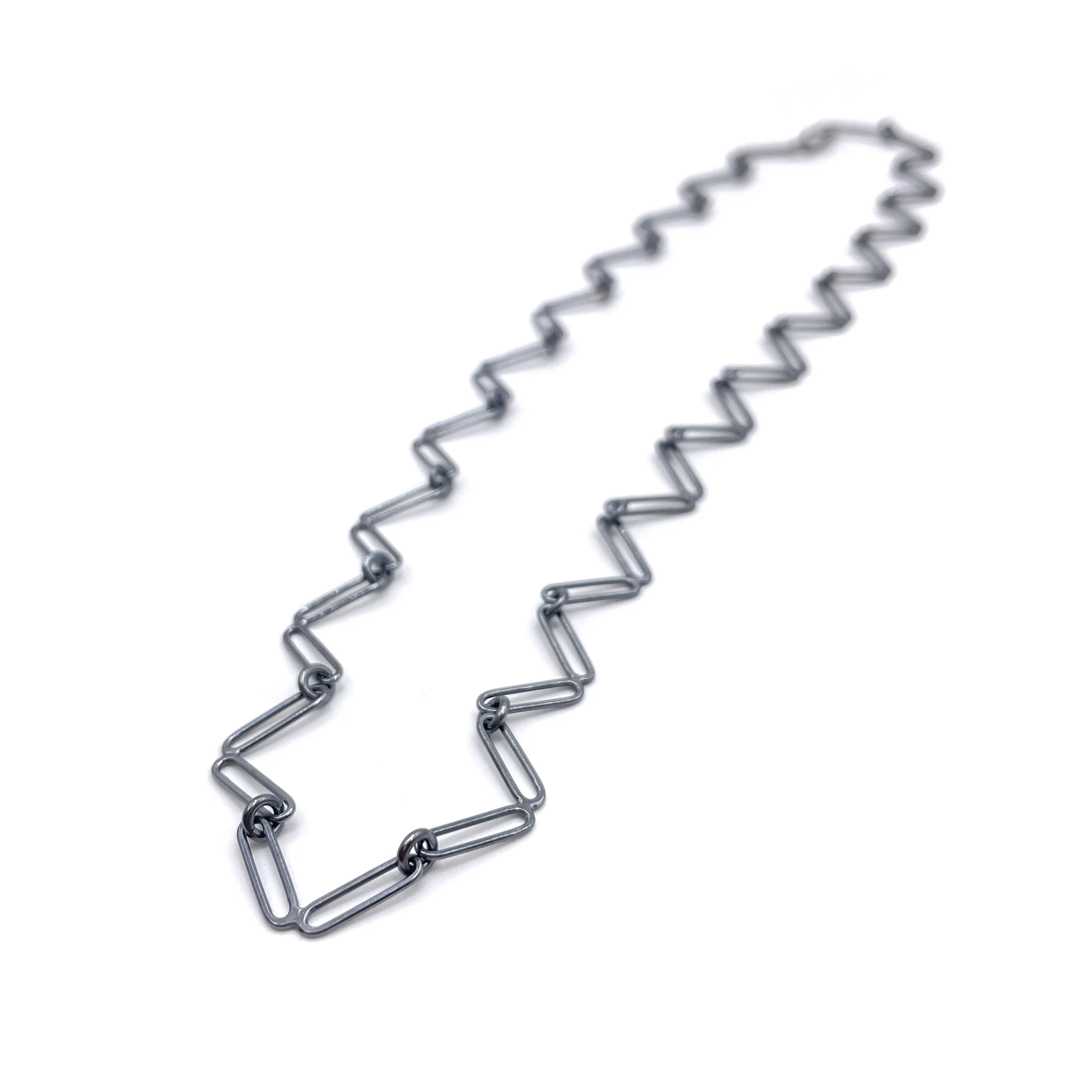 Zig Zag Link Necklace