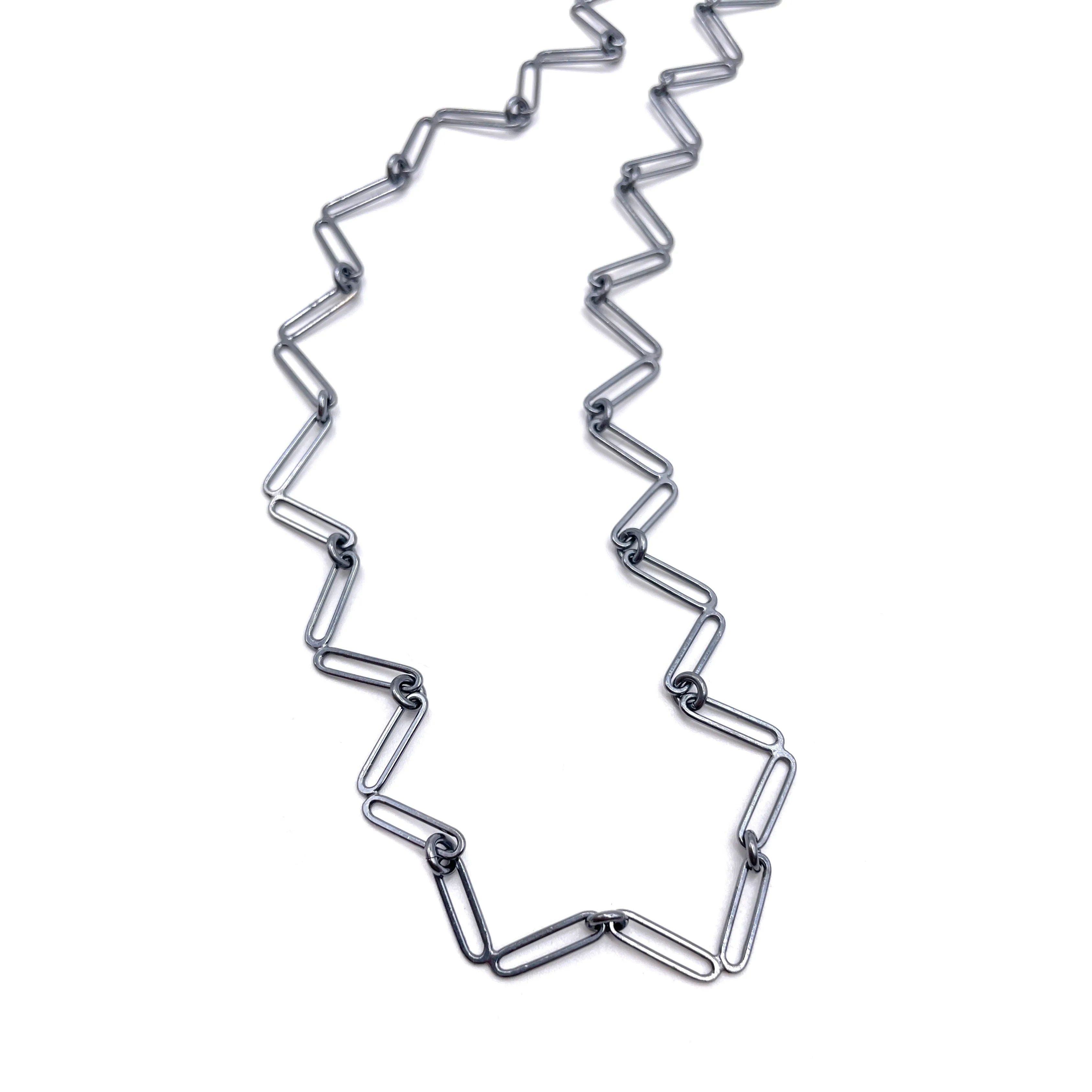 Zig Zag Link Necklace